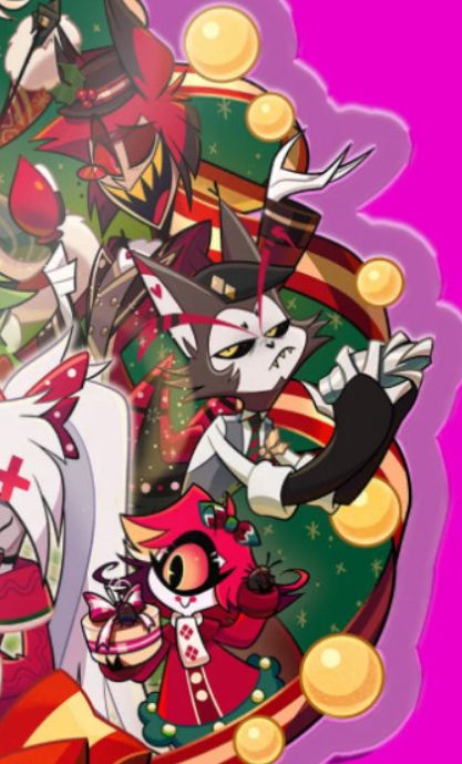 Alastor, Husk, and Niffty being the cutest little guys ever. Don't ever separate. DO NOT SEPARATE.