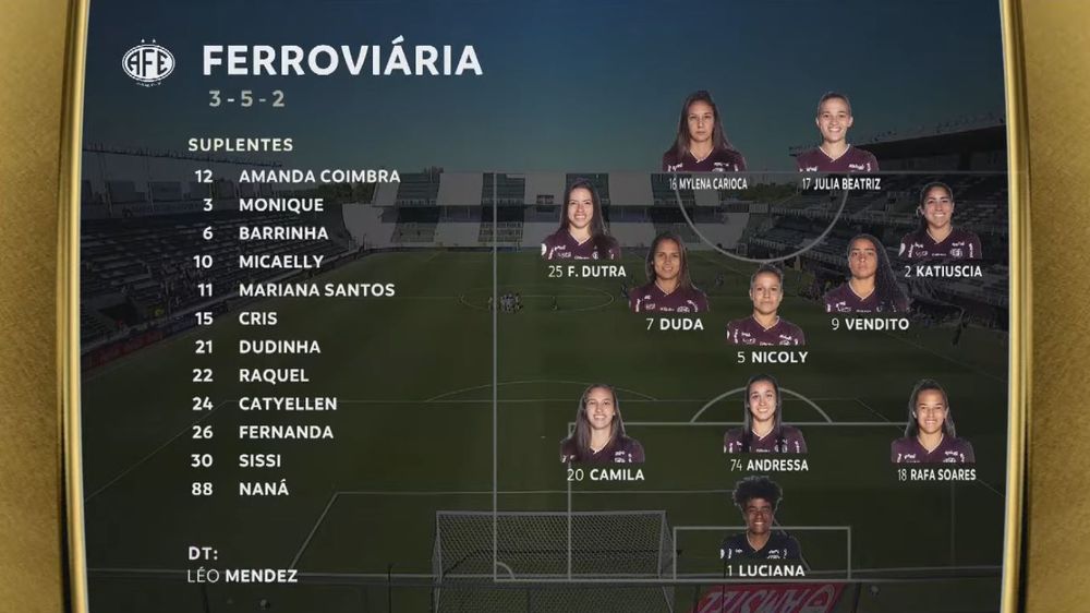 Ferroviaria starting lineup