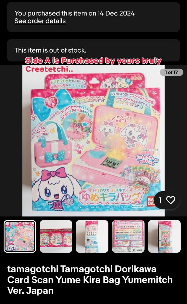 I bought GreyThroat I mean Yumemitchi’s Kira Bag(Same CV you know)