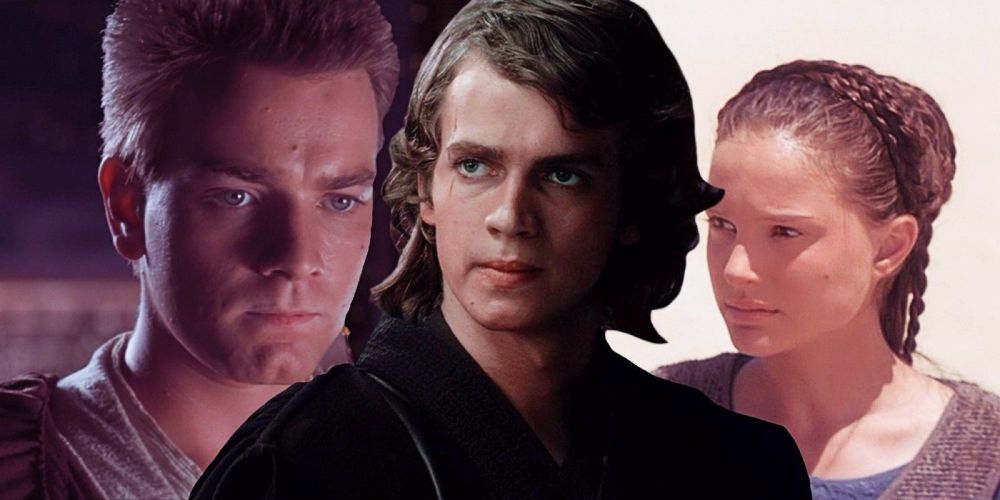 First Phantom Menace Draft Set Up An Anakin, Padme & Obi-Wan Love Triangle