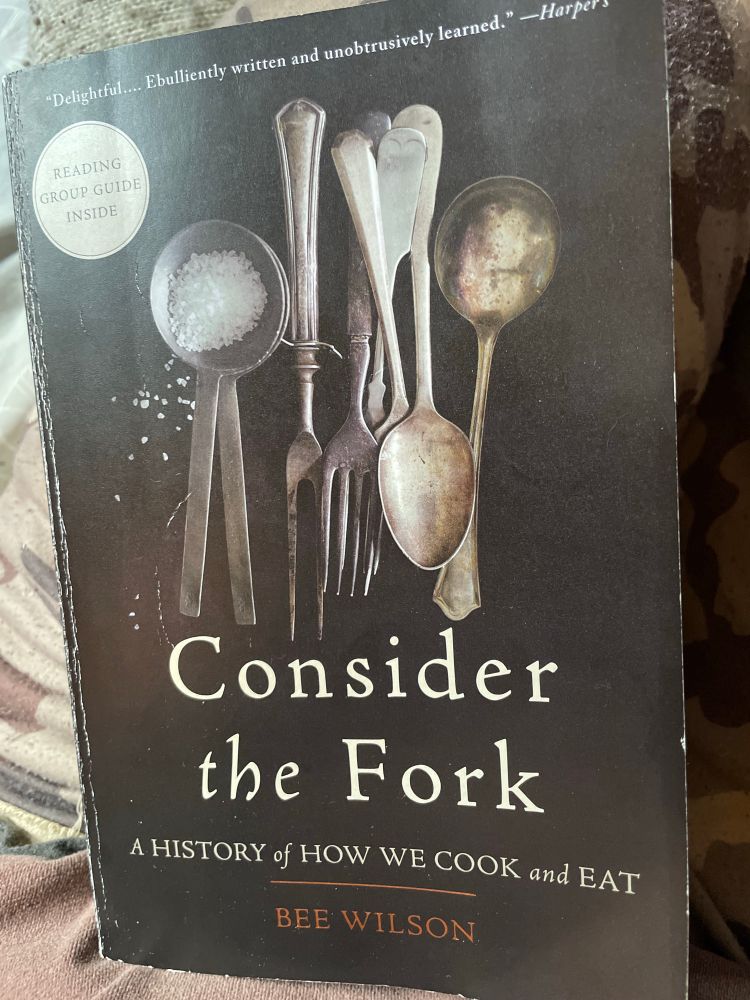 Cover of the book “Consider the Fork” by Bee Wilson. 