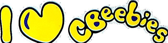 Cut-out of I 💛CBeebies picture I took around 2022, from a 2000s CBeebies magazine.