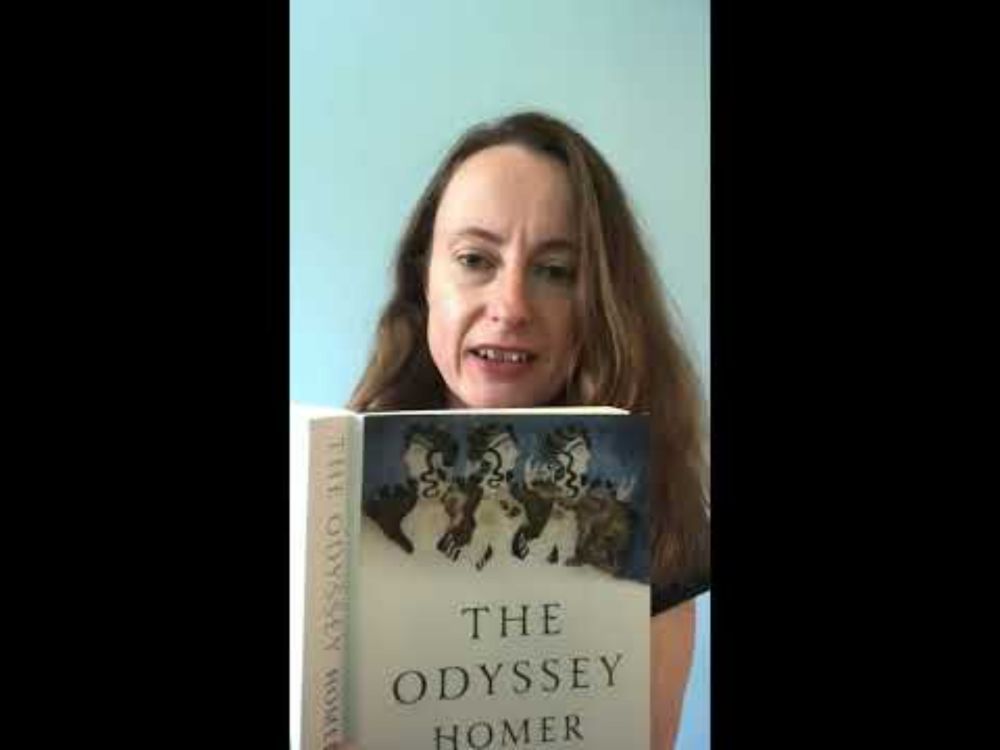 Emily Wilson's dramatic mini reading from Homer's The Odyssey - Book 1