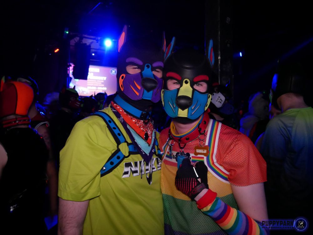 Kerbi mit Pup Reh auf der Tanzfläche.

Kerbi with pup Reh on the dancefloor.