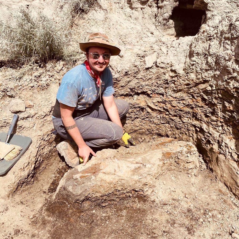 An exciting discovery! Urgon found and collected this large specimen while doing fieldwork in southern Alberta this summer.