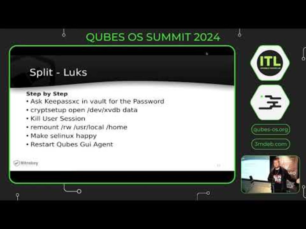 Passwordless encrypted Qubes? Exploring some concepts