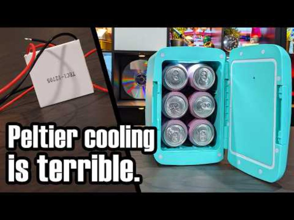 Thermoelectric cooling: it's not great.