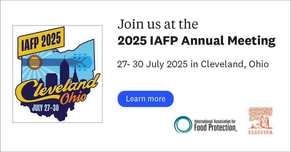 The Journal of Food Protection is excited to be at booth 750 at the IAFP Annual Meeting next week. Please stop by to talk to us!