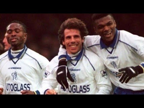 Leicester 2-4 Chelsea 1998 - Izzet,Guppy/ Zola x2, Poyet, Flo
