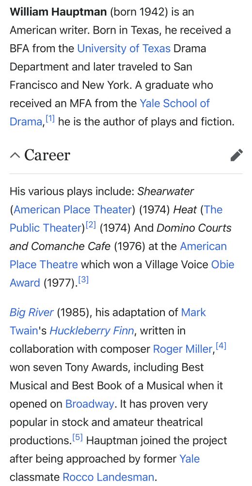 Bill Hauptman wiki