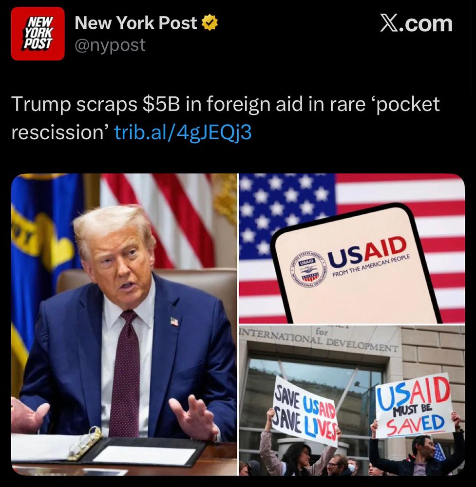 Trump scraps $5B in foreign aid in rare 'pocket rescission'