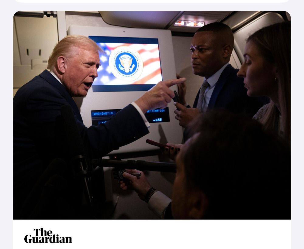 Pig dump pointing at reporter he just told “Shut up piggy”