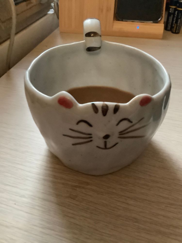 Un mug en forme de chat 