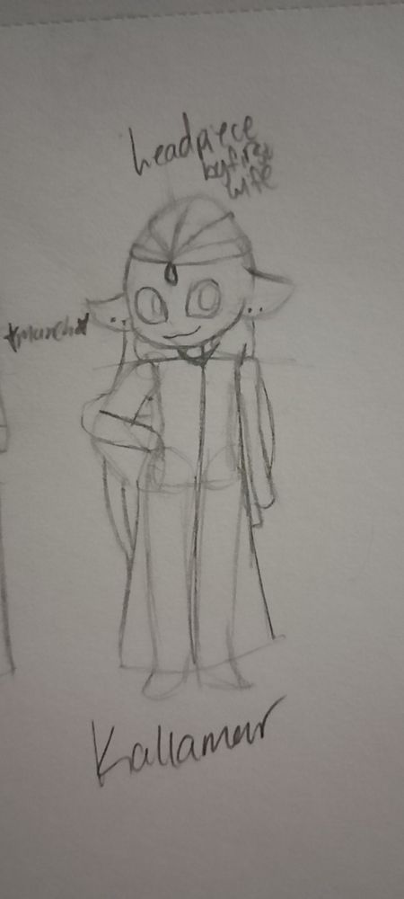 Bishop Kallamar from Cult of the Lamb (My style not canon)