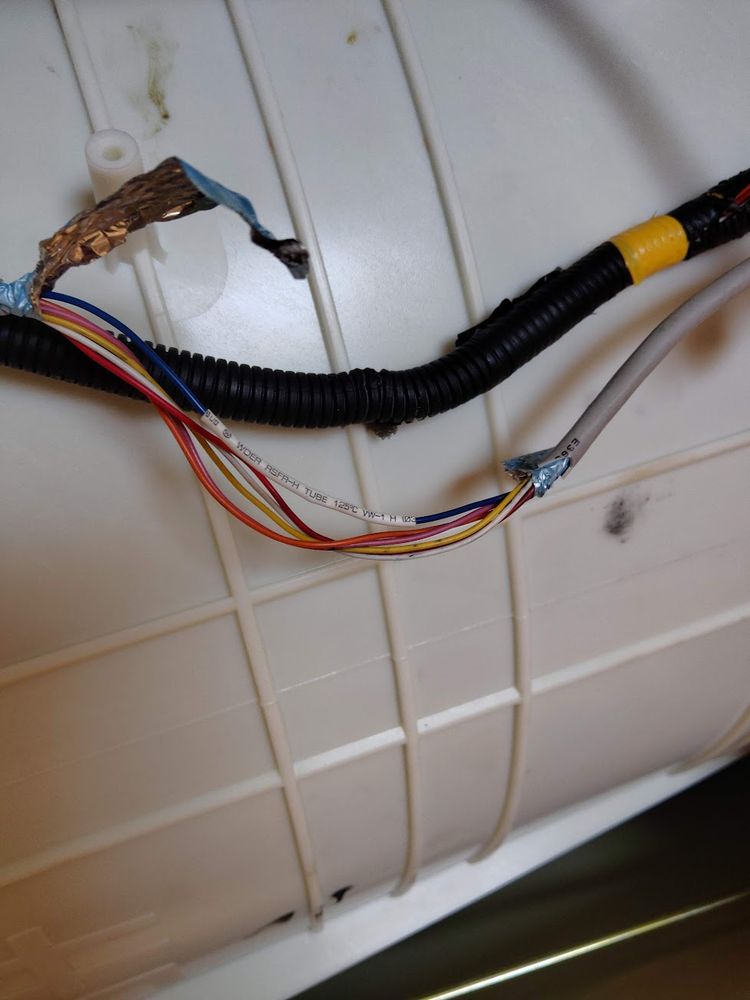 Samsung washer that ate up it's harness, but I fixed it. 