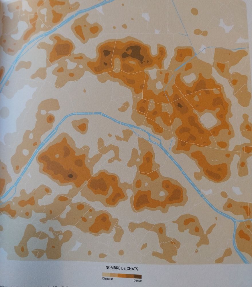 Densité des chats à Paris
