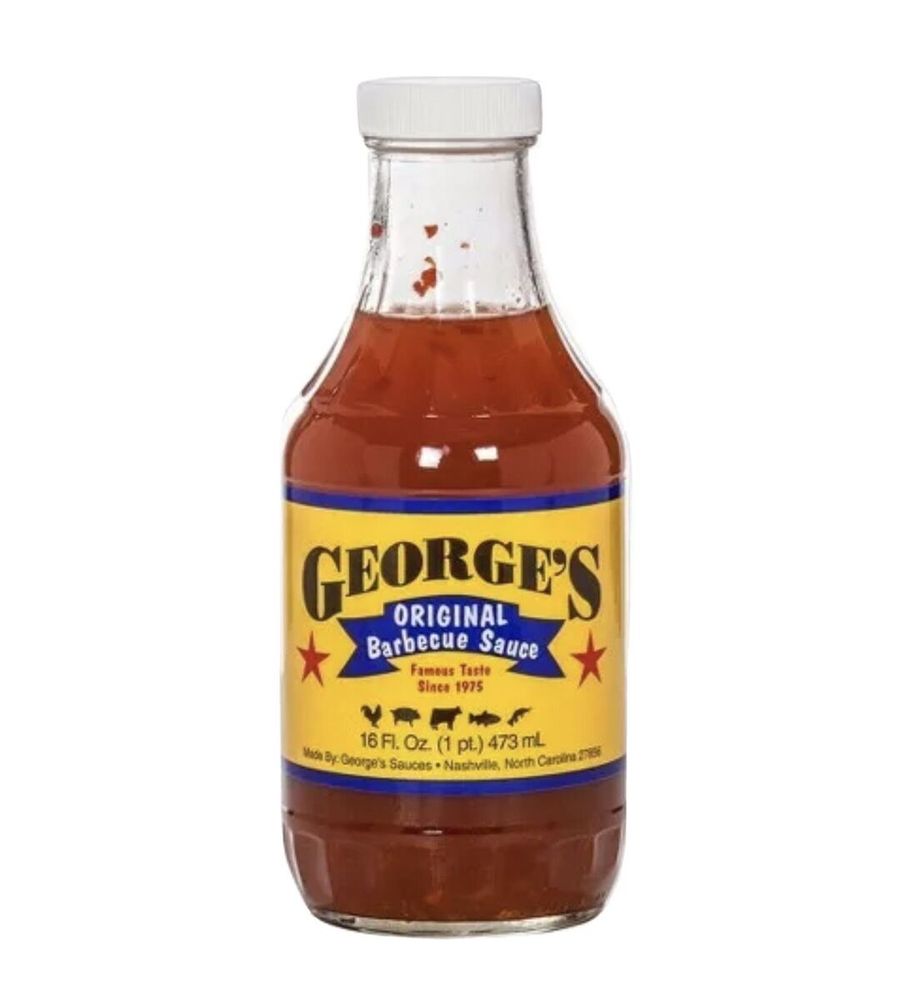 Photo of a bottle of George's Original Barbecue Sauce from Nashville, NC