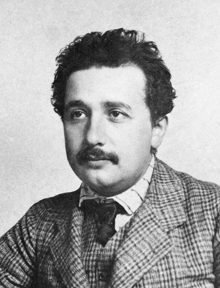 Albert Einstein in about 1905.