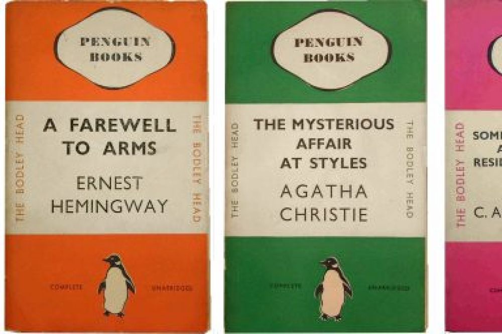 Early editions of Penguin books