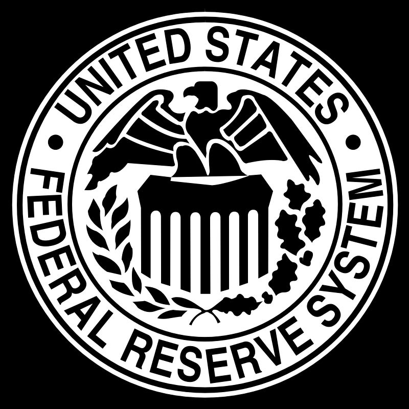 The badge of the US Federal Reserve