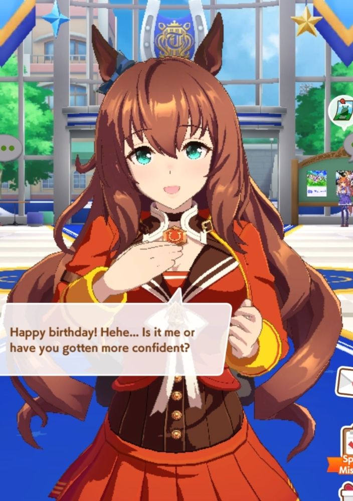 Maruzensky wishing me a happy bday