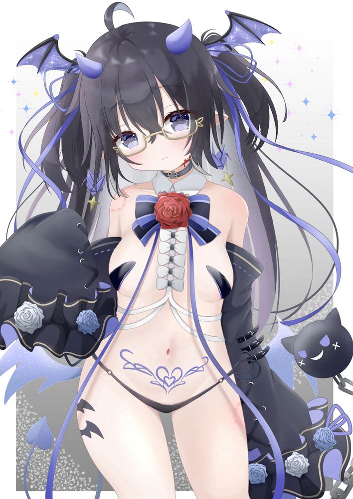 よその子御依頼頂きました！
折り鶴イヤリングと噛み跡好きすぎる！