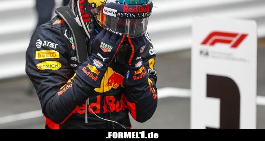 Daniel Ricciardo nach seinem letzten Red-Bull-Sieg 2018 in Monaco