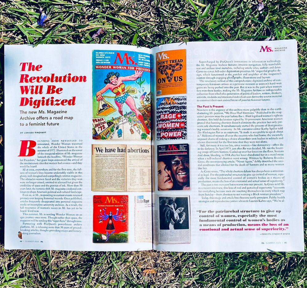Ms magazine 
The Revolution will be digitized