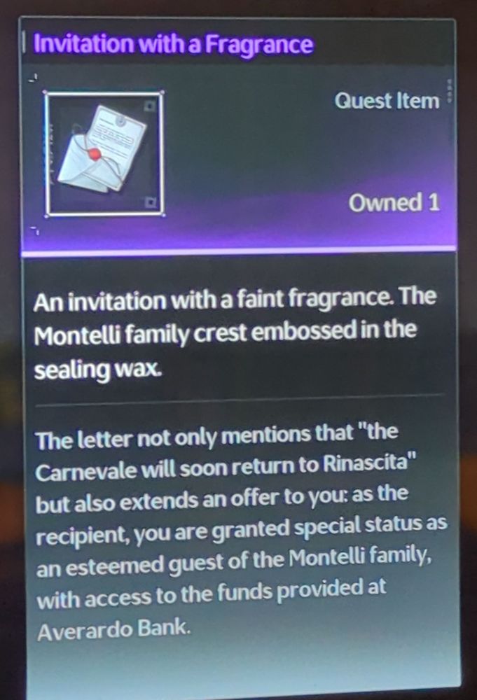 Invitation with a fragrance from Wuthering Waves