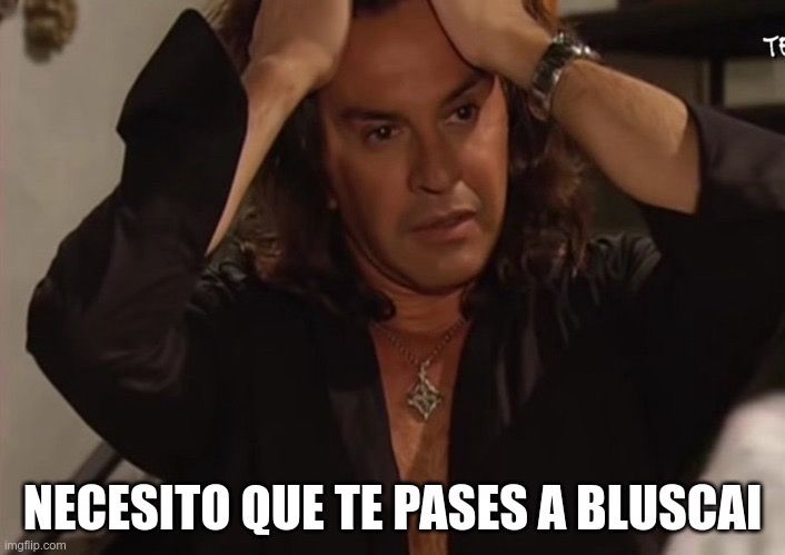 El meme de Osvaldo Laport que dice que necesita que te pases a BlueSky.