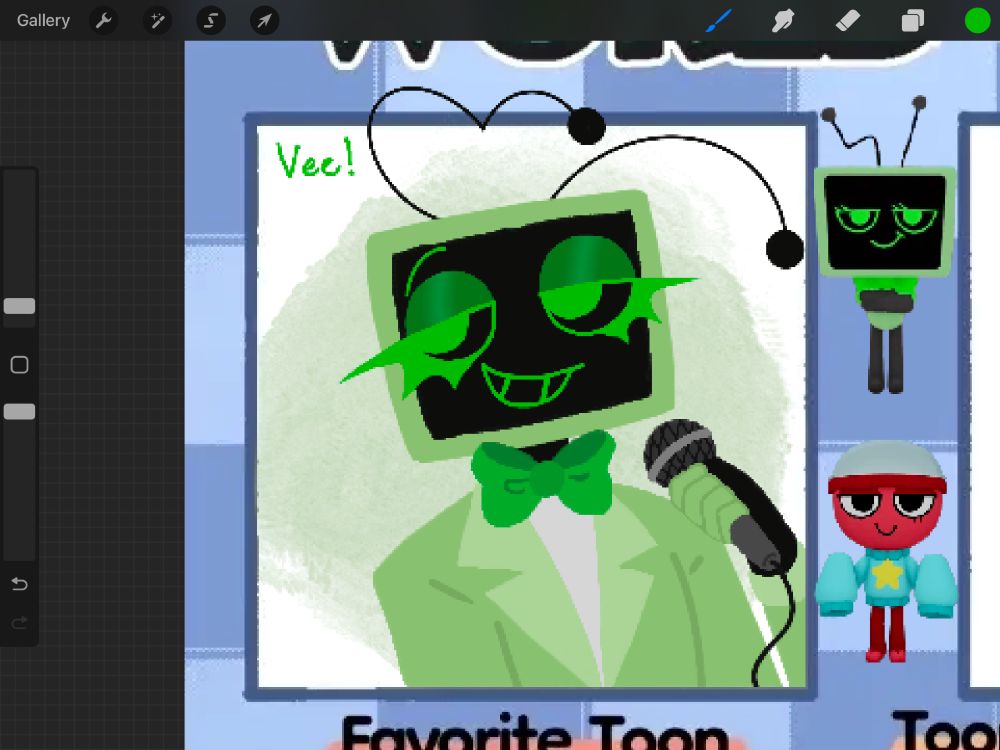 Vee, though i drew her lineless.