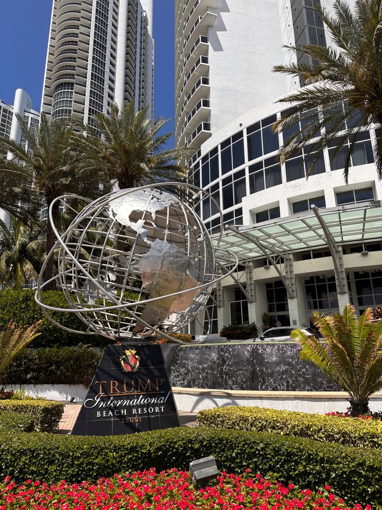 The Trump international beach resort in Miami