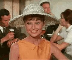 Hello Its Me Audrey Hepburn GIF