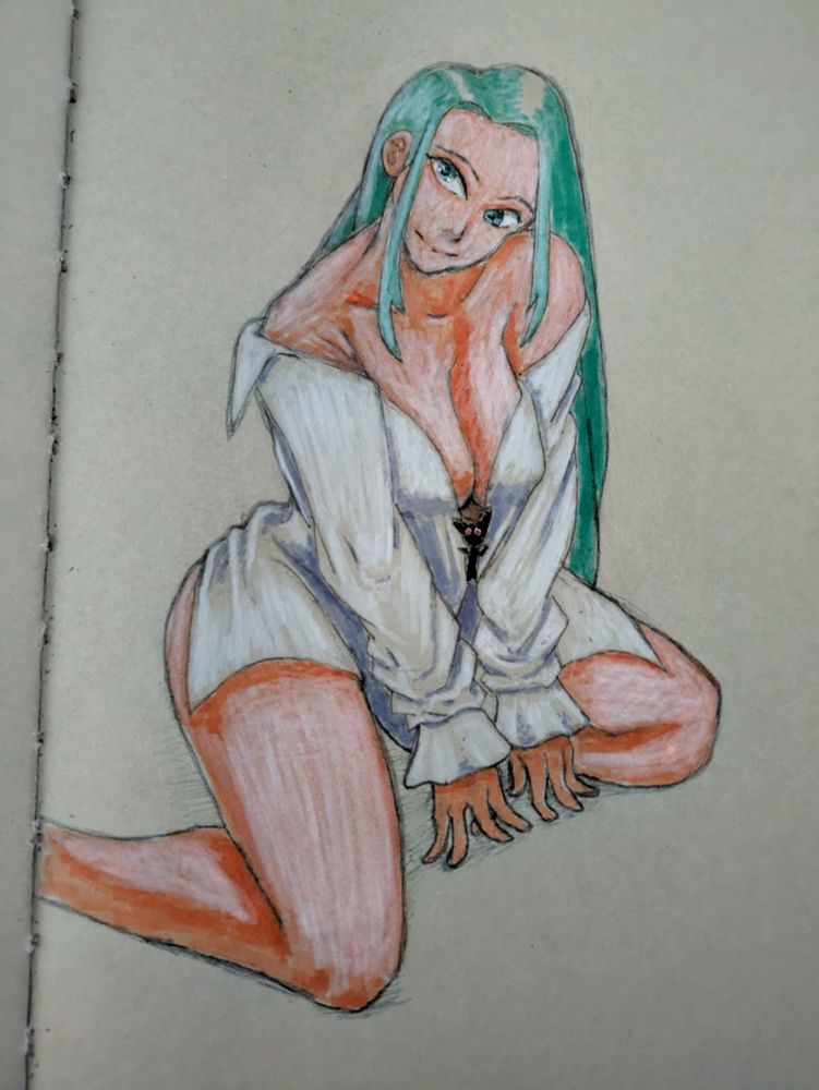 The same as the other image, only skin tones filled in