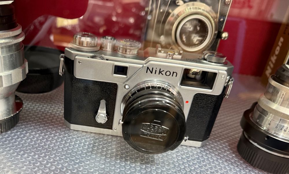 Nikon S3 Millennium Edition in silver.