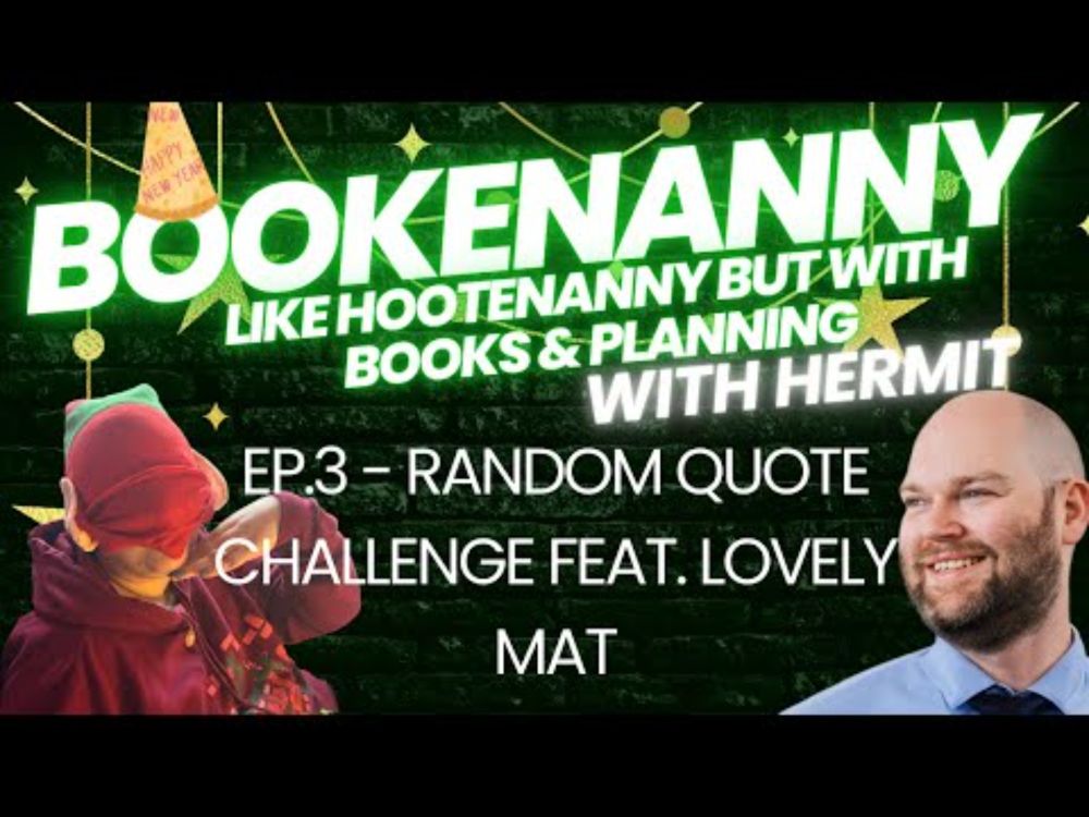 Bookenanny Ep. 3 | Random Quote Challenge | Feat. Lovely Mat