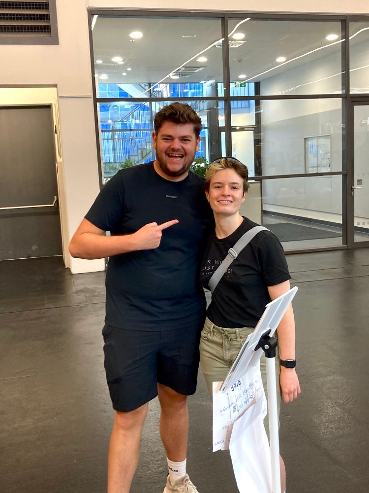 Benji Naesen and me at the Eurobike Frankfurt