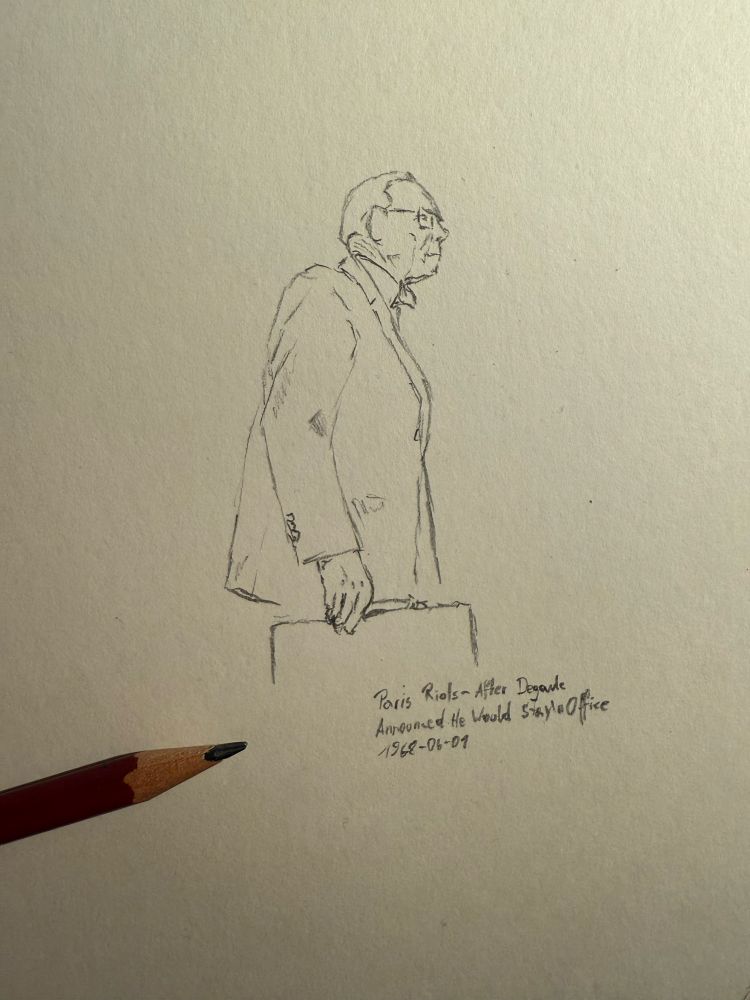 another sketch of a dude in a suit