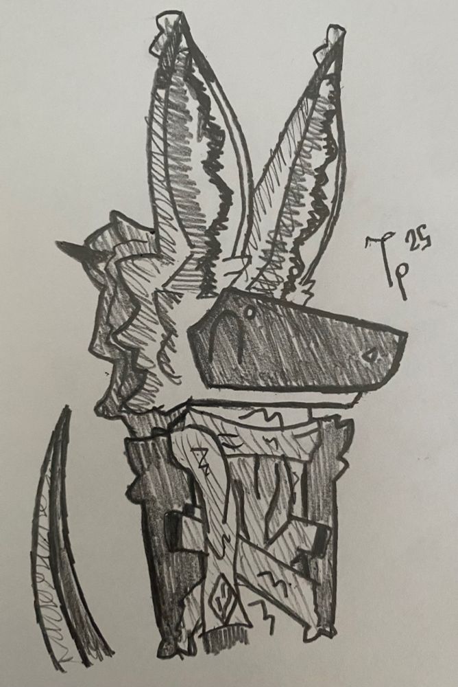 Chai wearing a chai themed scarf 🧣 