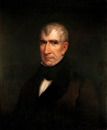 William Henry Harrison portrait. 