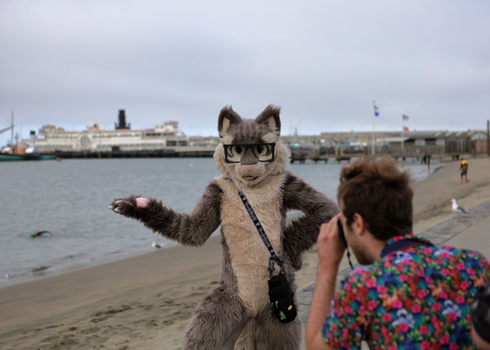 photo of a photo being taken on me at the beach