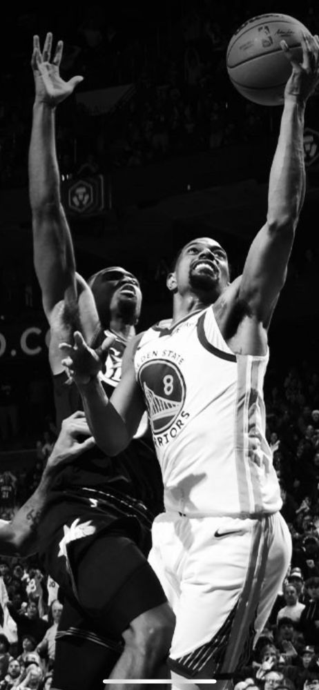 Tyrese Maxey, looking determined AF, rising up with his right arm high just behind De’Anthony Melton, looking gleefully naive, with his left arm extended high with the basketball moments before Maxey blocked Melton’s would-be game-winning layup attempt at the buzzer.