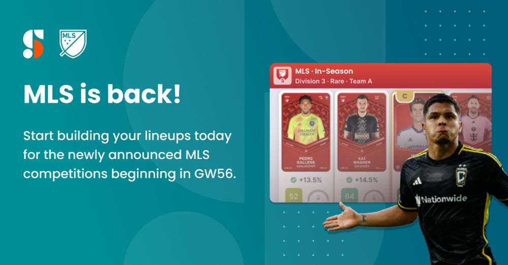 MLS is back! Start building lineups on soraredata.com