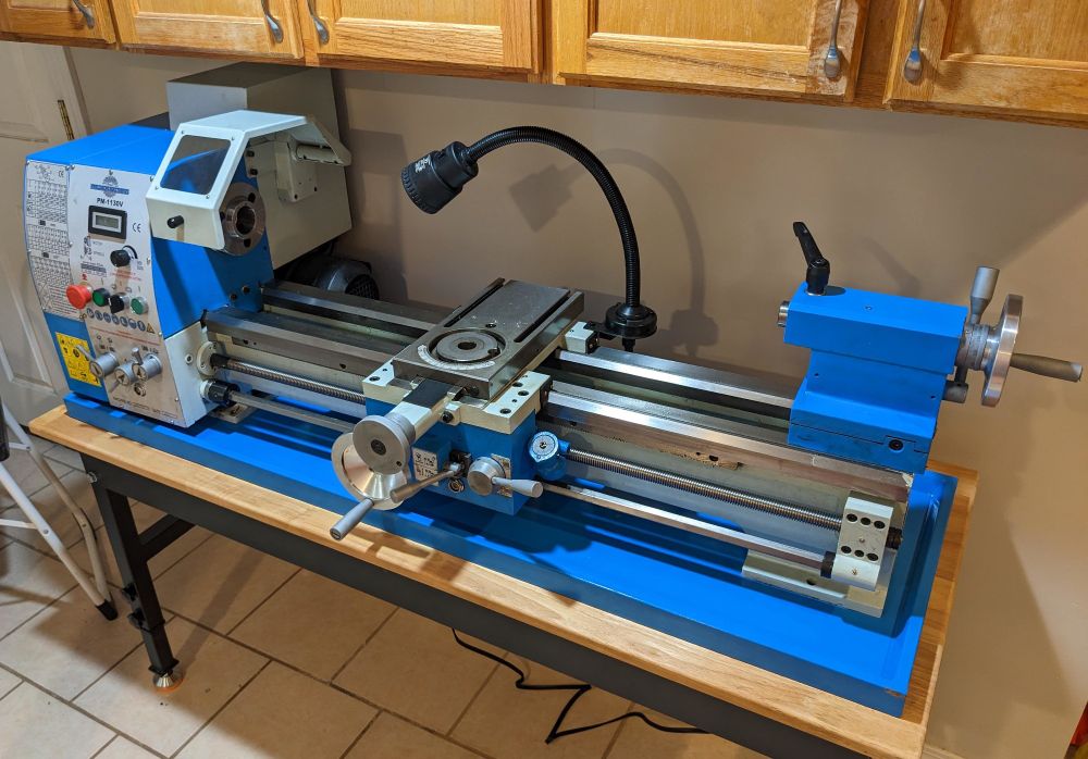 A new metal lathe, in my basement