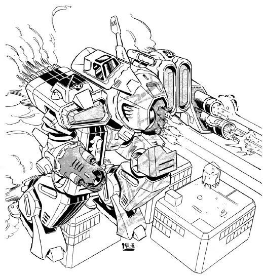 PEN-2H Penthesilea.  Despite looking like it was made entirely out of spare parts of other 'Mechs, this 75-tonner packs a punch, with an ER PPC, Light PPC, LB 10-X, and three ER Medium Lasers.  A top groundspeed of 64 kph keeps it on the back lines in the 3080s, but jump jets give it some extra mobility.

12 tons of Ferro-Fibrous armor, CASE, a Compact Gyro, and a regular-size engine make the Penthesilea incredibly resilient, and a mostly-energy weapons array let it keep operating away from supply lines for extended times.  Just watch the heat: those 13 double heat sinks are barely enough to keep it cool, especially if you're a fan of alpha strikes!