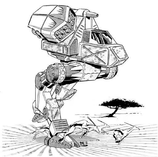 TRG-1N Targe.  At 40 tons, this 'Mech can cruise at a comfortable 129 kph, dialing all the way up to 172 kph when the MASC is engaged.  5 tons of heavy Ferro-Fibrous, CASE ammo bins, and lack of a fragile Inner Sphere XL engine make the 'Mech surprisingly hard to put down for what it is.  A single MRM-10 and 3 ER small lasers make a modest armament, requiring the pilot to plan attacks carefully.