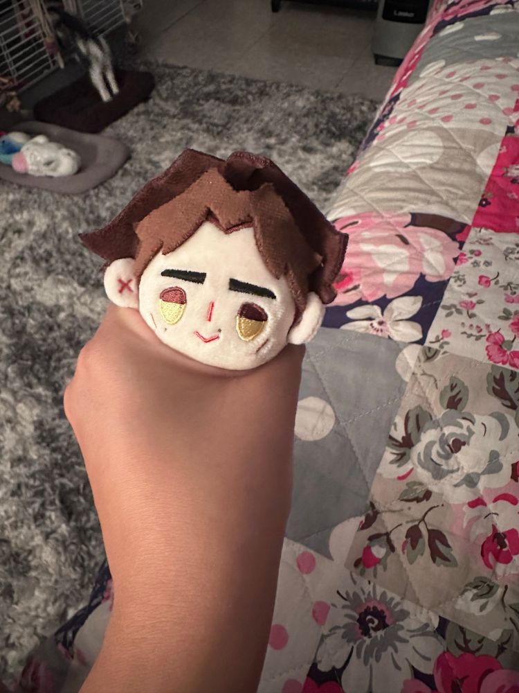 Grasping Viktor plushie 