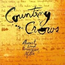 Album cover: Counting Crows
August and Everything After 

Yellow background with lyrics 