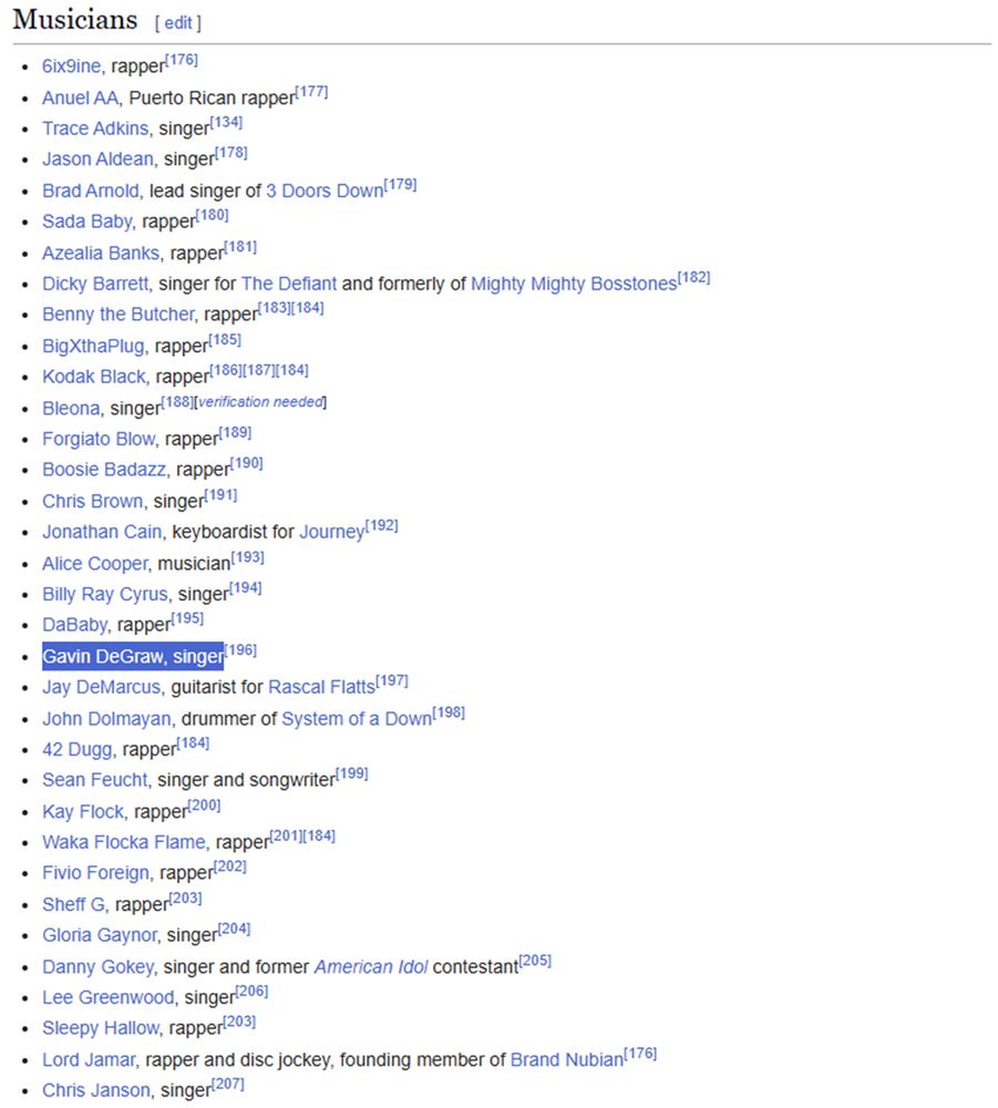 Gavin DeGraw performed at his inauguration.