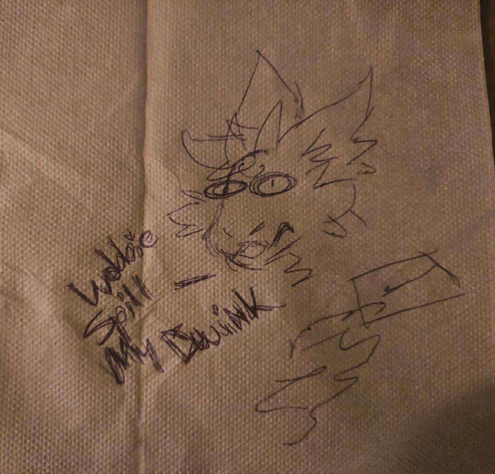 Wobble spill my dwink sketchy dragon with spill drink